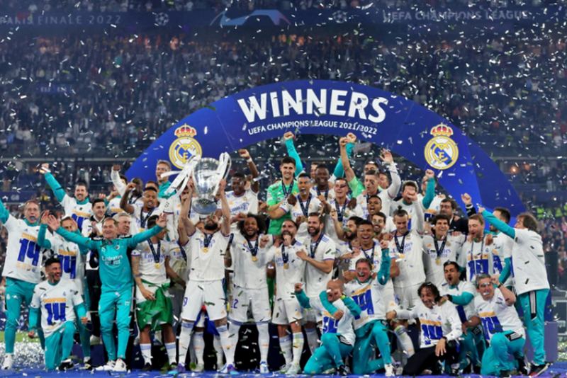 Real Madrid rất nhiều lần là nhà vô địch của cúp C1