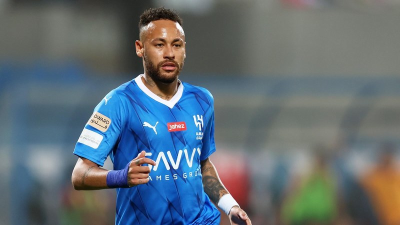 Neymar đã chính thức thi đấu cho Al Hilal với áo số 10