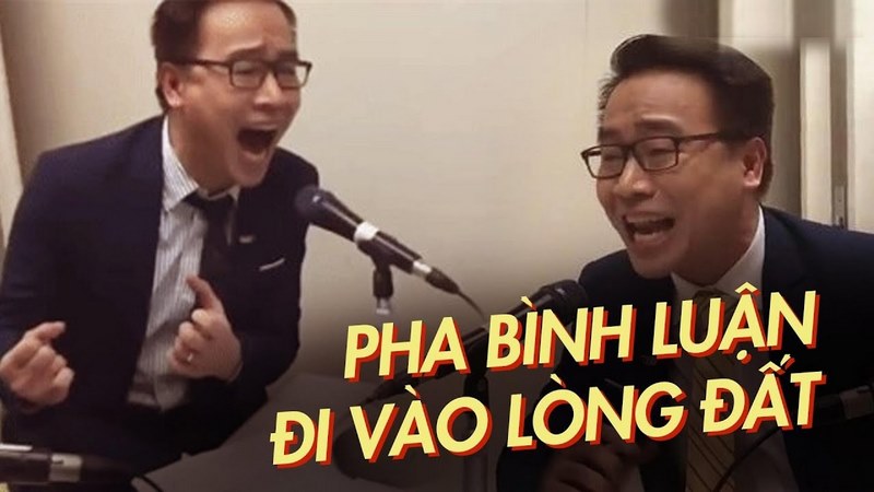 Phong cách bình luận của Tạ Biên Cương gây ấn tượng với nhiều người 
